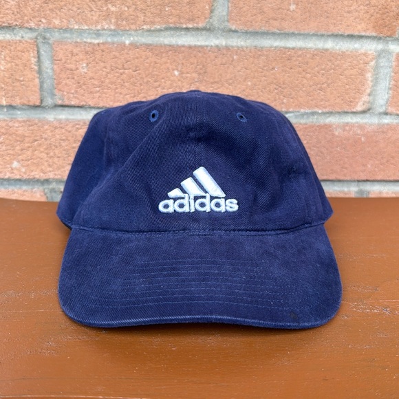 Adidas Strapback Hat / Navy Blue - Picture 1 of 7
